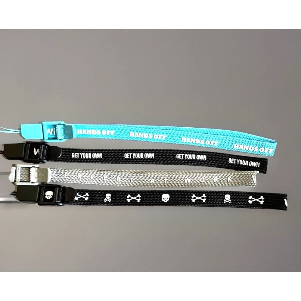 Nintendo Wii Remote Wrist Straps OEM Hands Off Get Your Own Promo 2006
